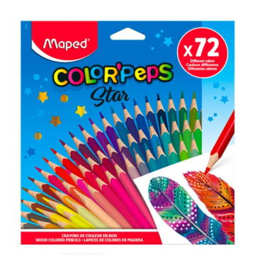 Estojo Lápis de Cor C/72 Maped